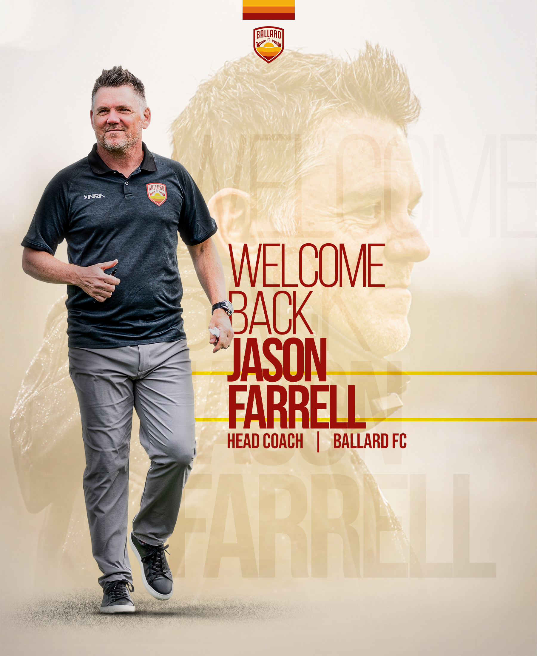 Jason Farrell Returns as Ballard FC Head Coach featured image