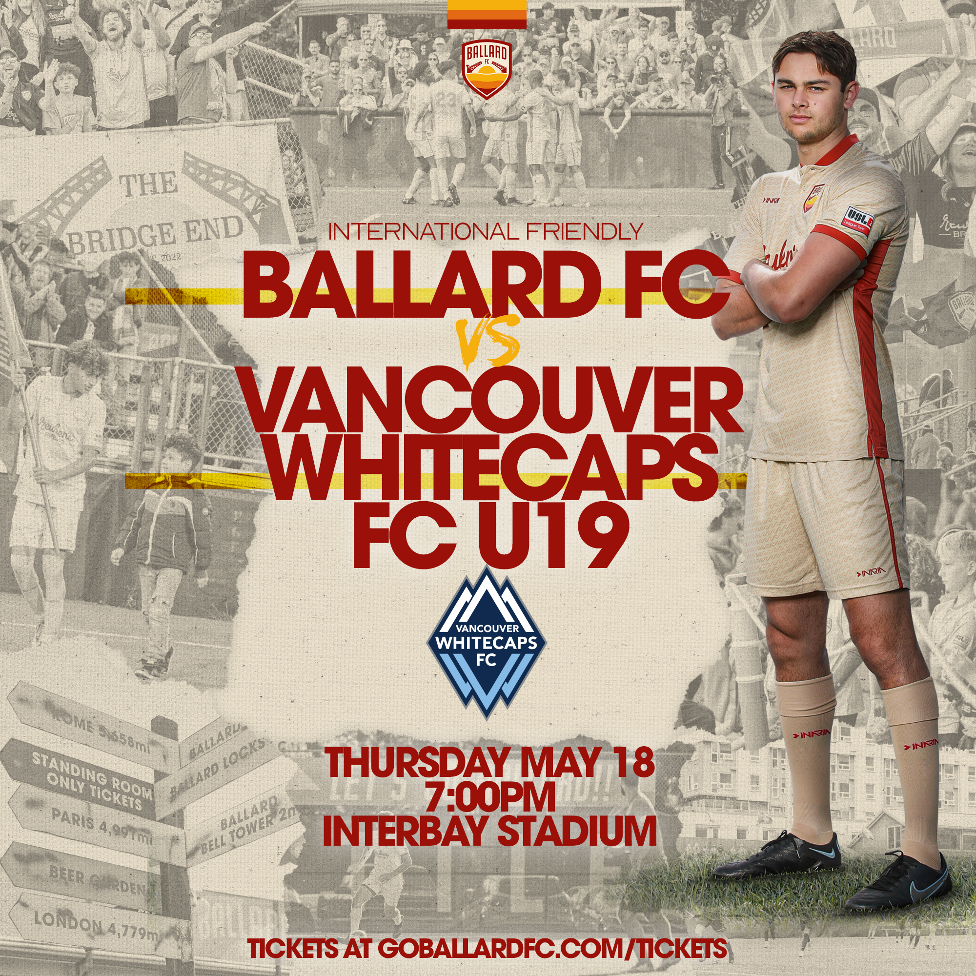 INTERNATIONAL FRIENDLY: Ballard FC to play Vancouver Whitecaps FC U19 in pre-season friendly on May 18th featured image