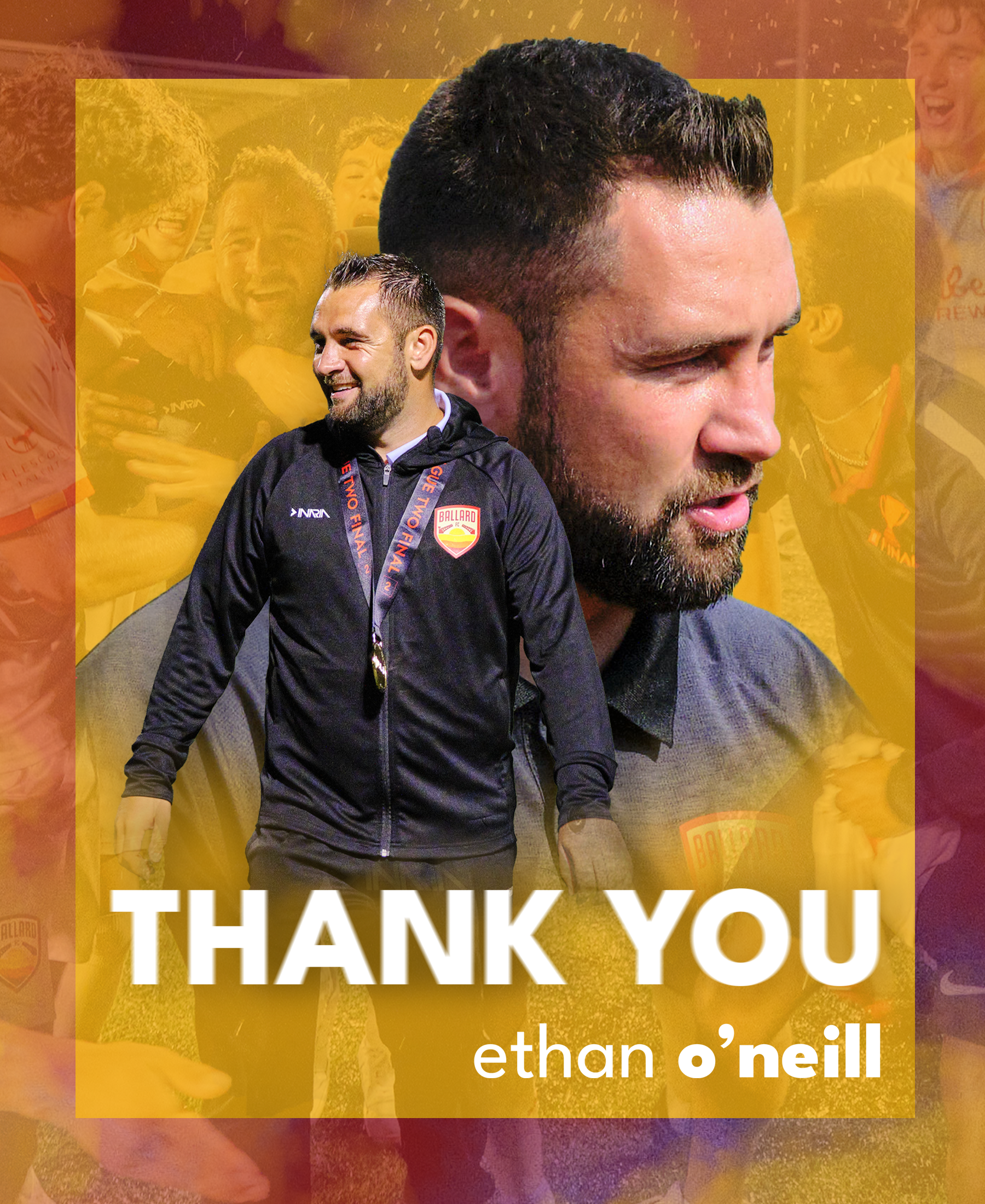 Ballard FC Announce Ethan O'Neill is Stepping Down, Search for New Head Coach Has Begun featured image